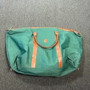 Vintage Y2k Green Polo Ralph Lauren Large Overnight Travel Duffle Bag One Size